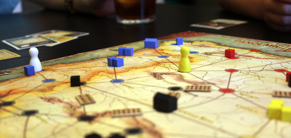 Cooperative games like Pandemic Iberia ease new players into new games.