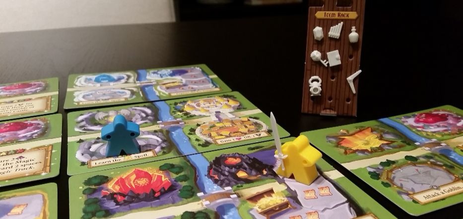 Feldherr Organizzatore Per Tiny Epic Quest - Inserti In Plastica Per Scatola Originale - Portacarte E Pedine