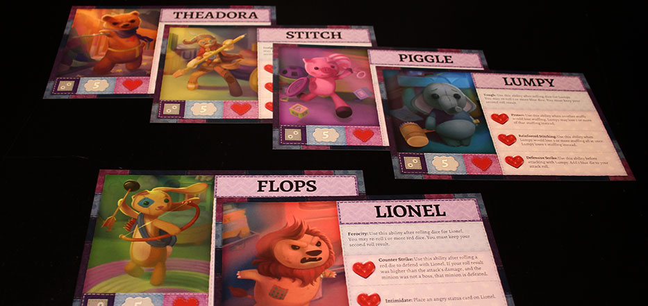 Stuffed Fables character cards