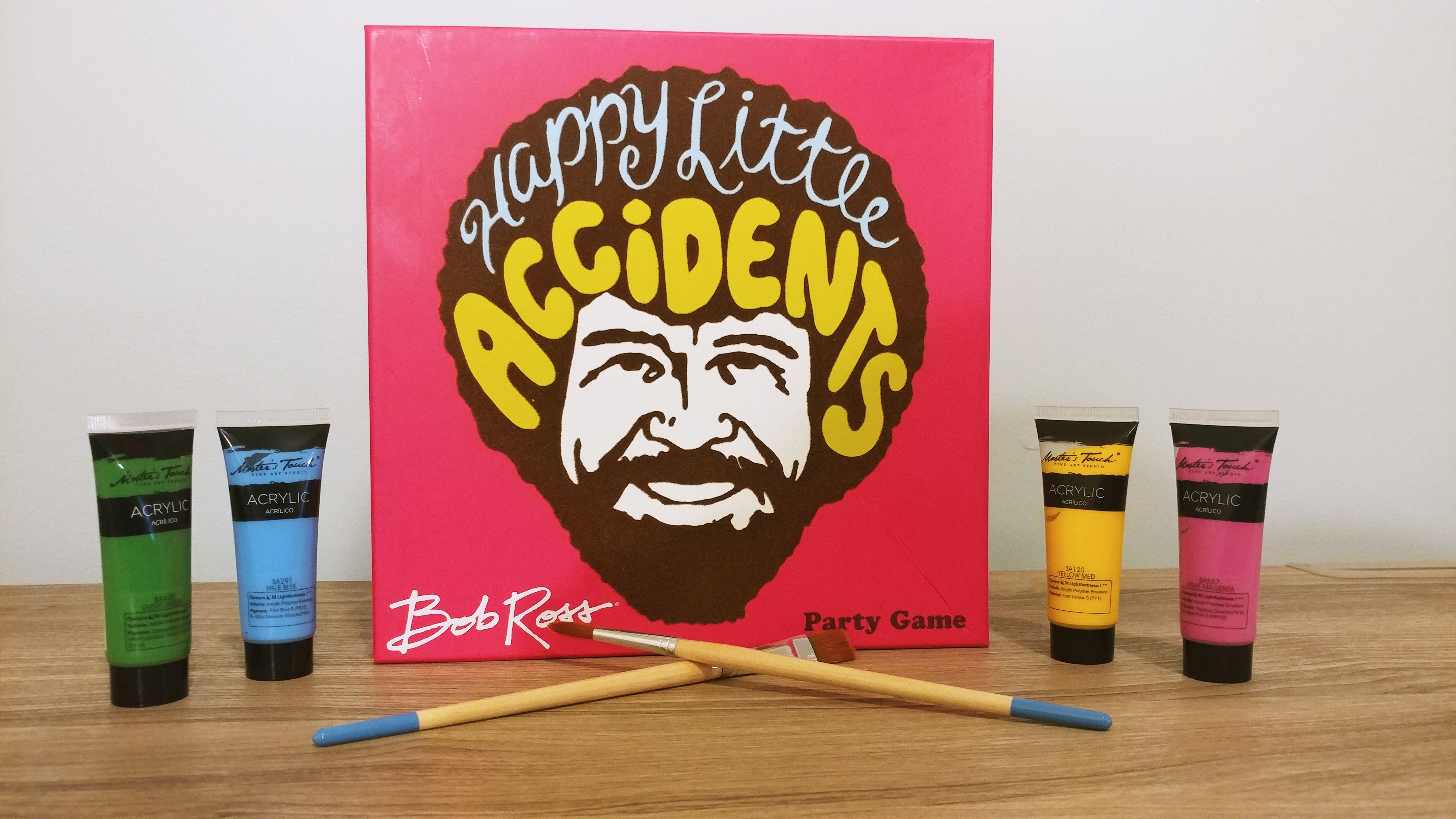 Bob Ross Happy Little Accidents Review One Board Family