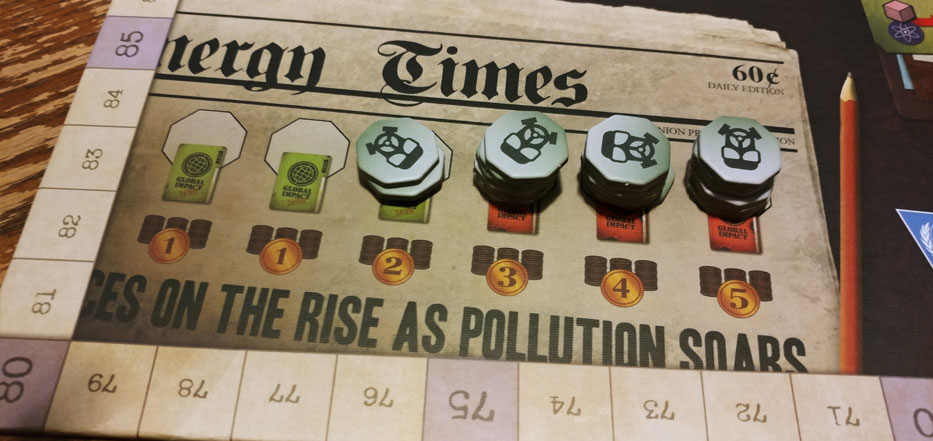 Energy Empire - pollution tokens