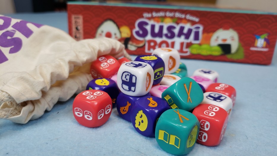 Dice Game Gamewright GWI 426 Roll & Pass Family Sushi Roll The Sushi Go 
