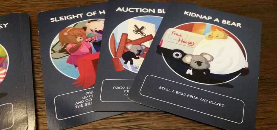 Bearly Working action cards