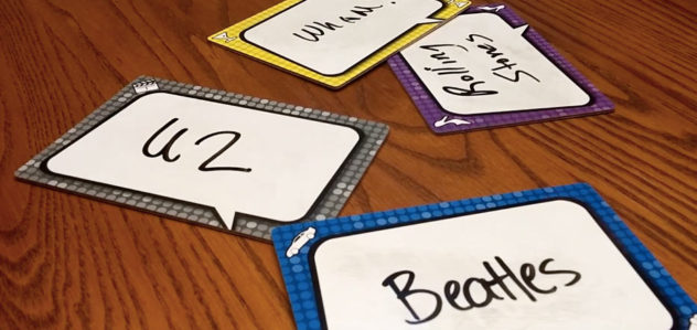 Say Anything player cards