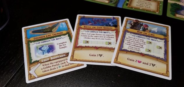 Tiny Epic Quest - Quest cards