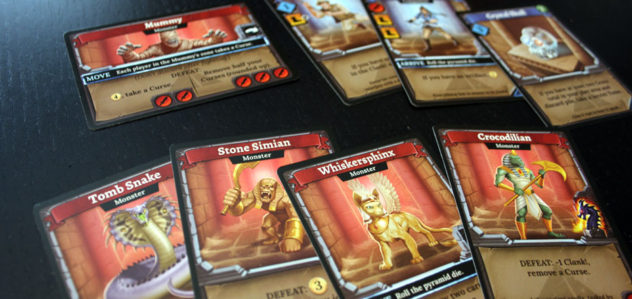 Clank! The Mummy's Curse cards