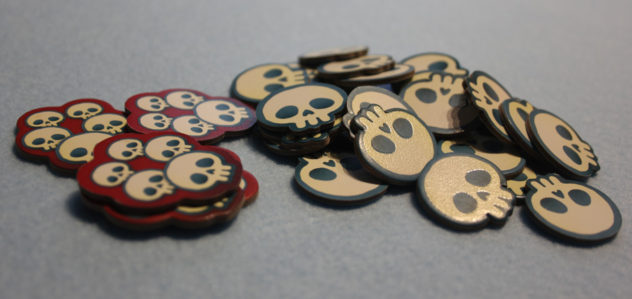 Haunt the House skull tokens
