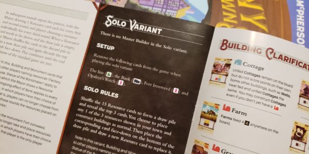 Tiny Towns solo rules