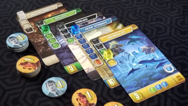 It's a Wonderful World cards and cubes