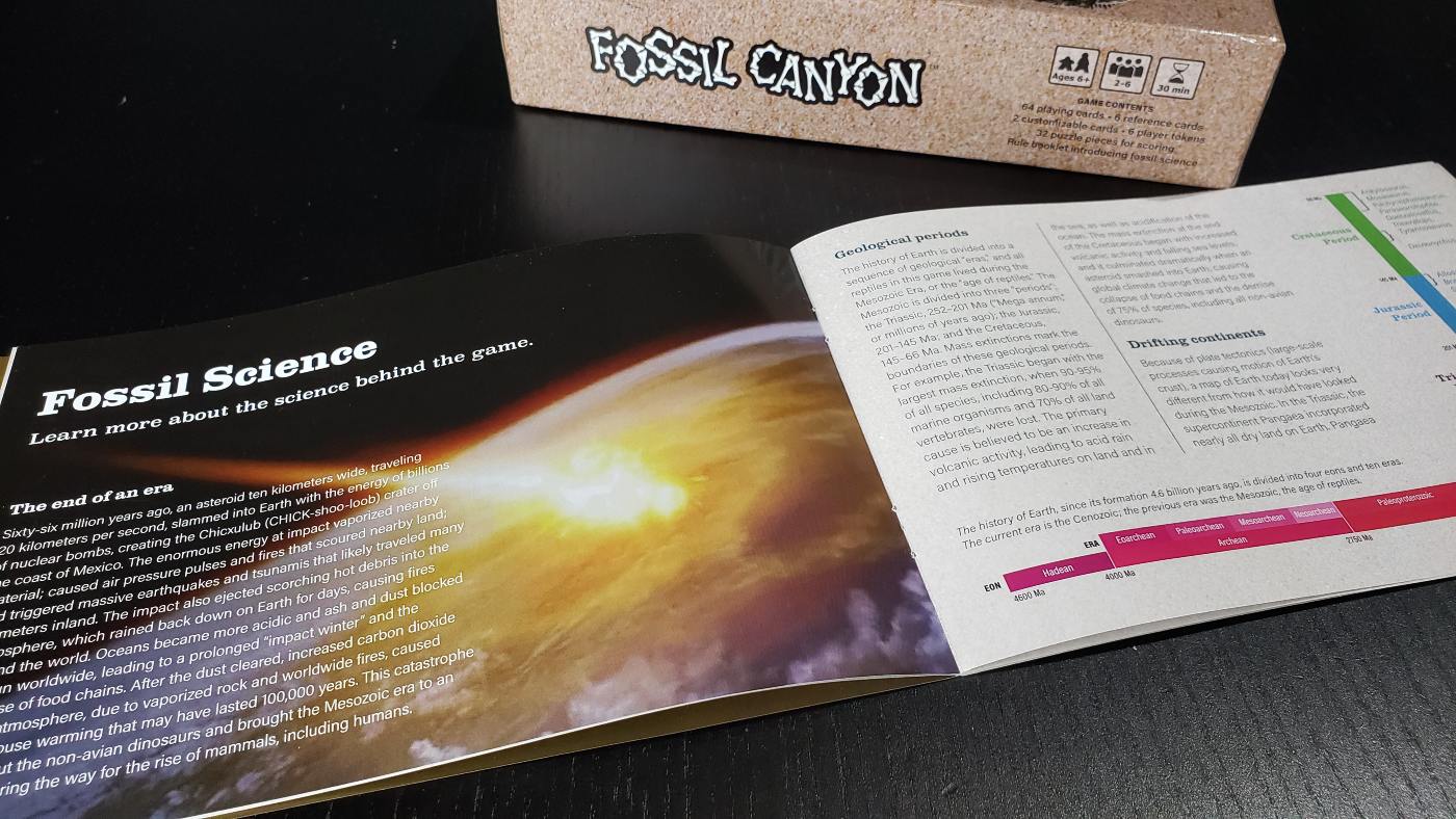 Fossil Canyon booklet
