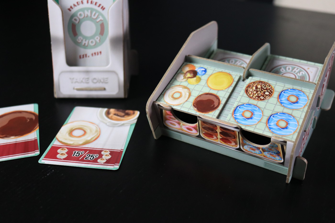 Donut Shop - card and tile display