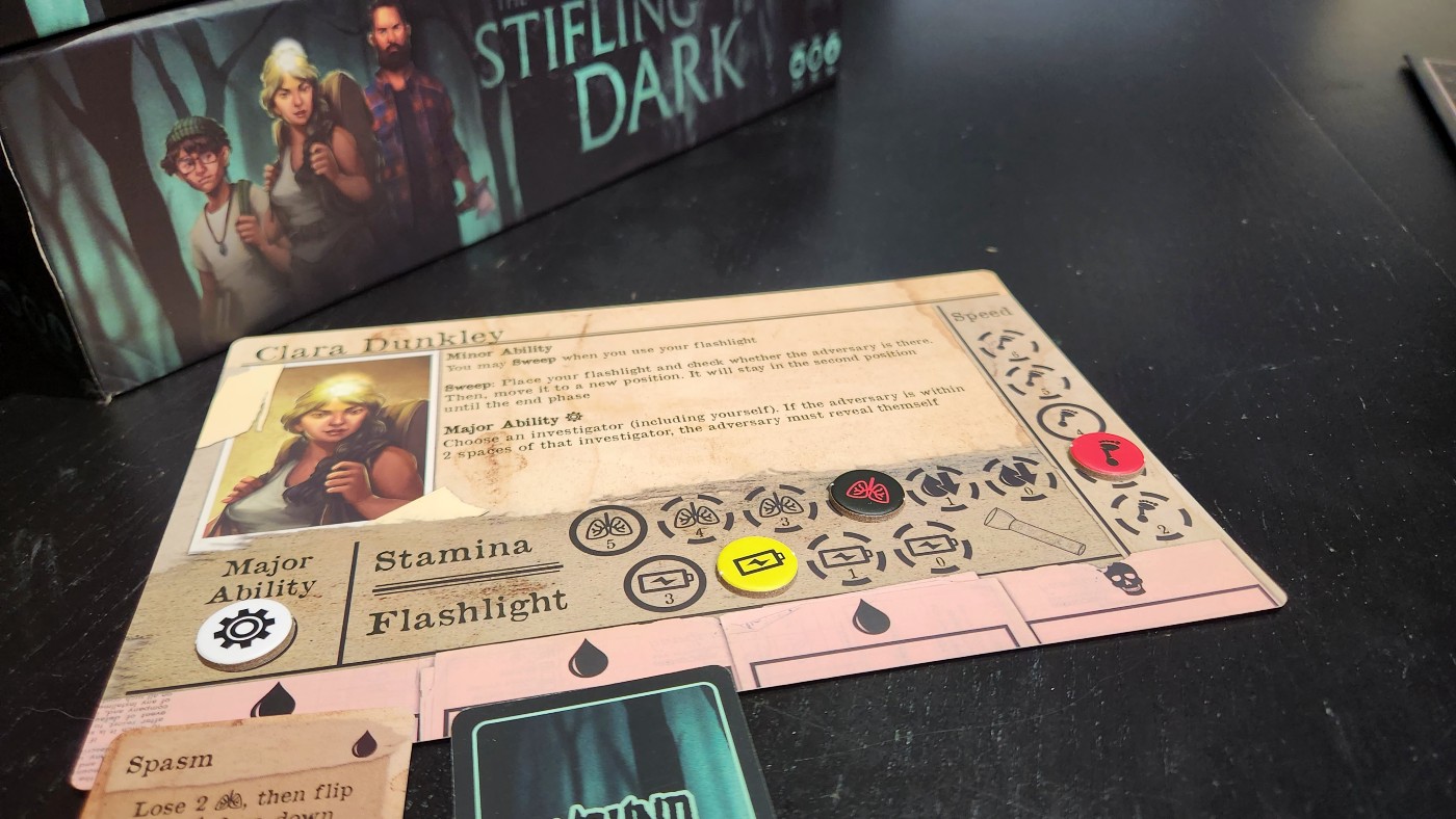 The Stifling Dark player board