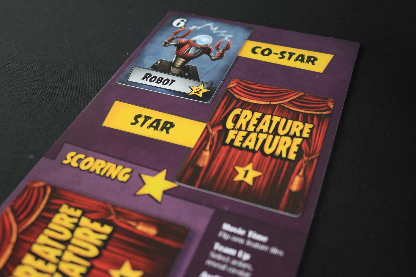 Creature Feature player board
