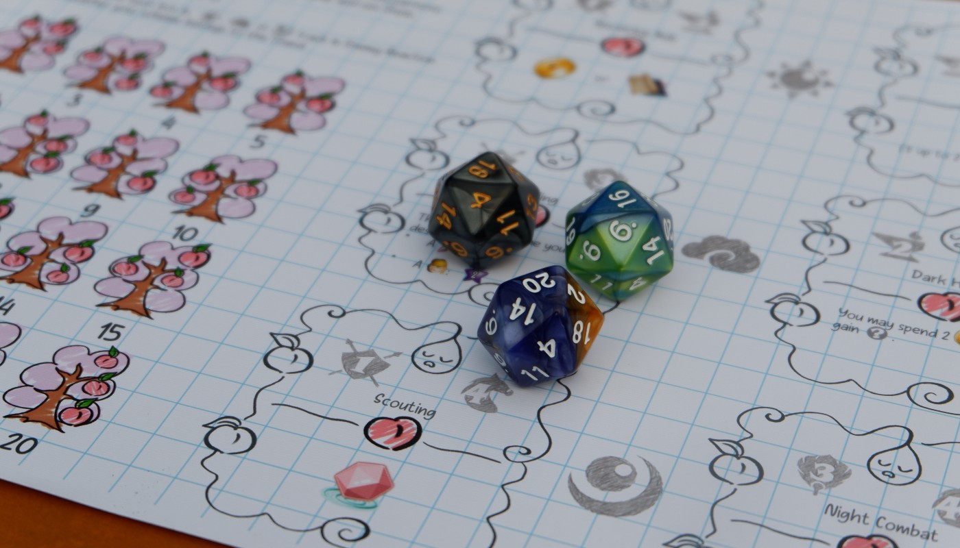 Shu's Tactics - dice and paper