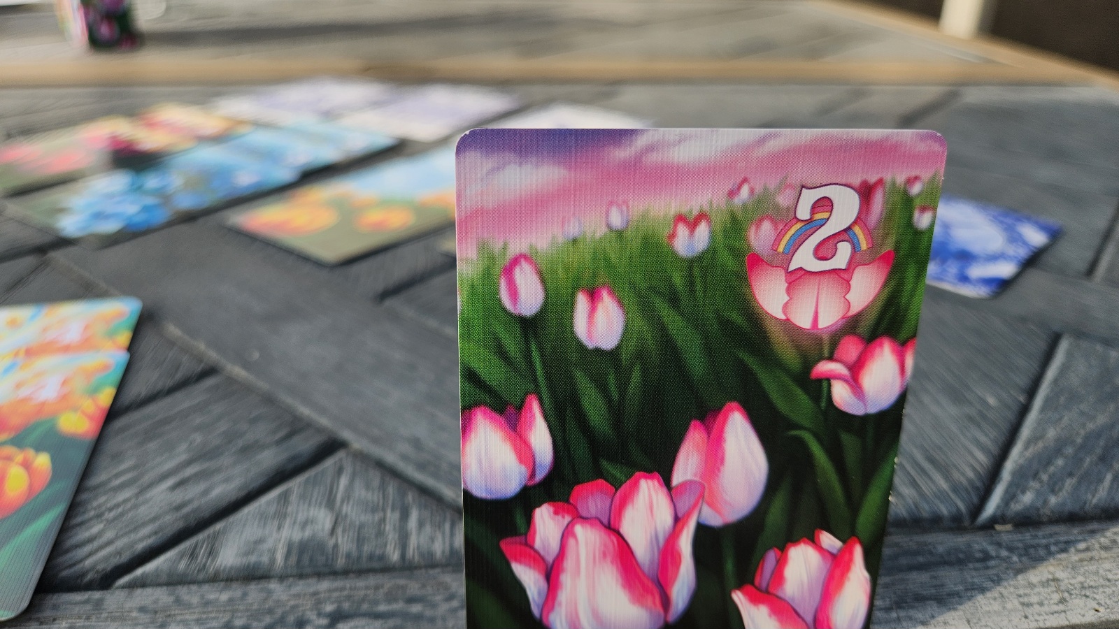 Gift of Tulips - card