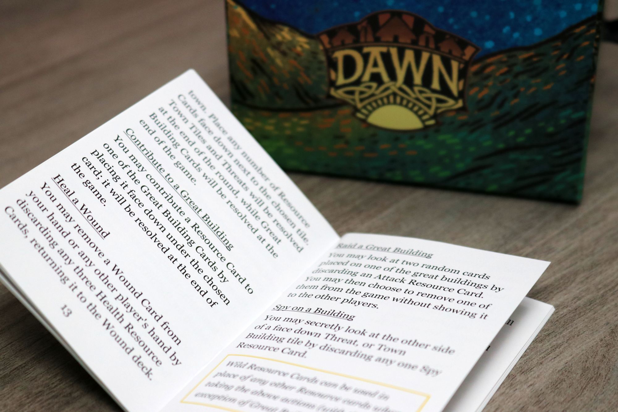 Dawn - rulebook