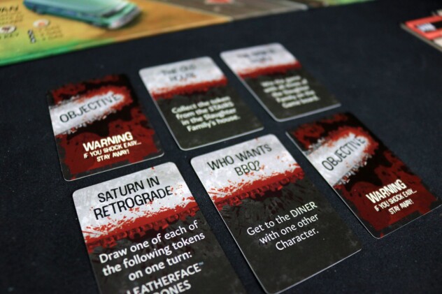 The Texas Chainsaw Massacre Board Game - objective cards