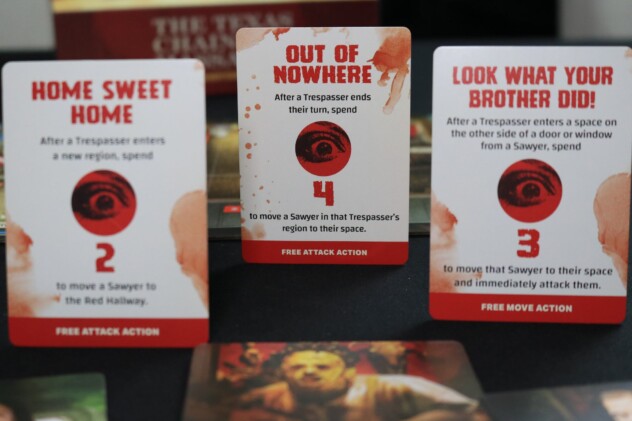 Texas Chainsaw Massacre: Slaughterhouse - Sawyer family cards