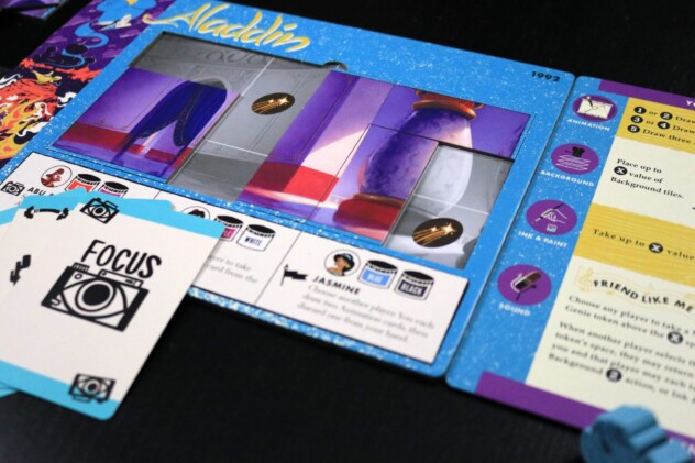 Disney Animated - incomplete player board