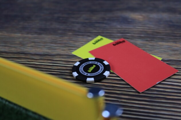 Binho - yellow and red cards