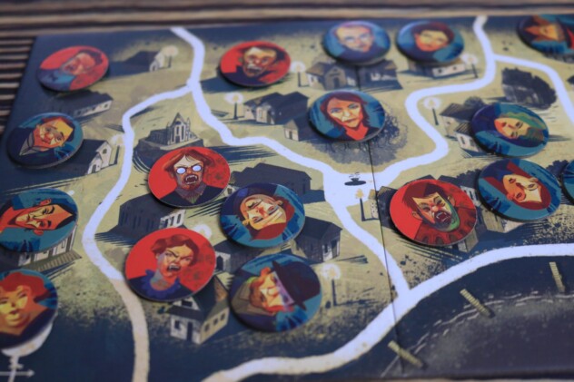 Dracula VS Van Helsing - village board