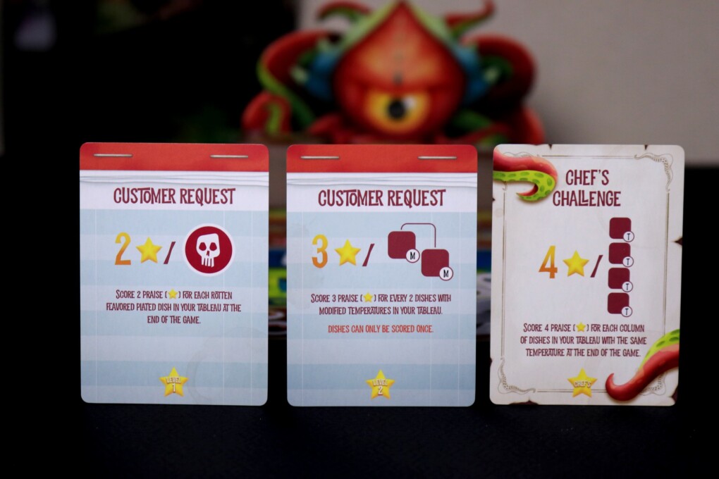 The Chef's Apprentice - order cards