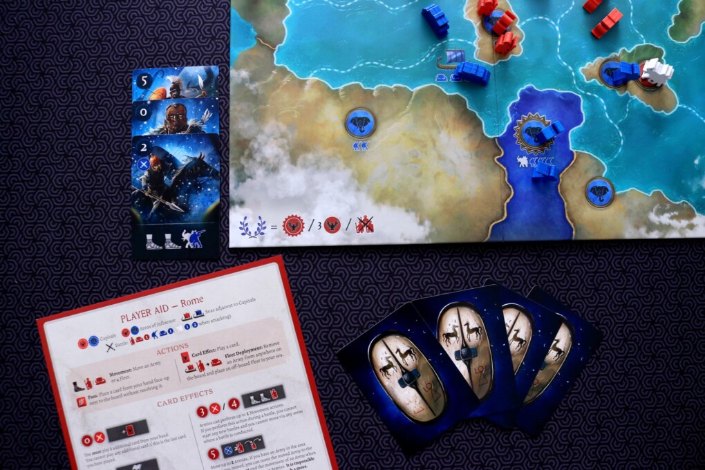 Punica: Rome vs Carthage - map and player aid