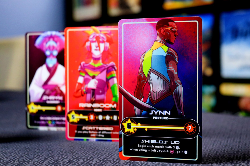 Neon Reign - Hero cards