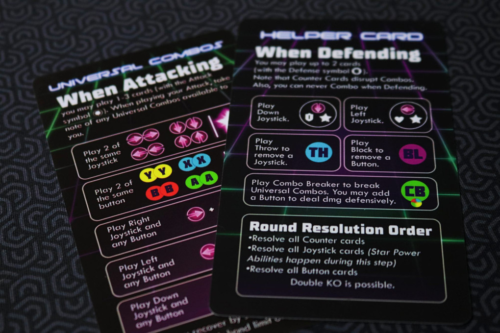 Neon Reign - Player Aid