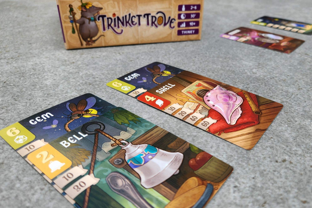 Trinket Trove treasure cards