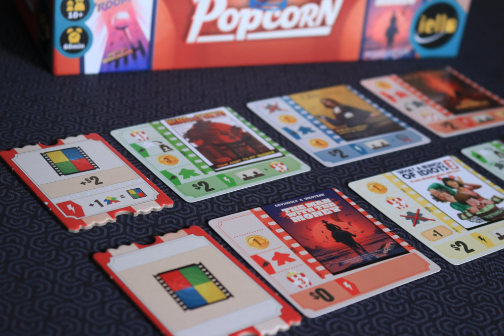 Popcorn - movie card lineup