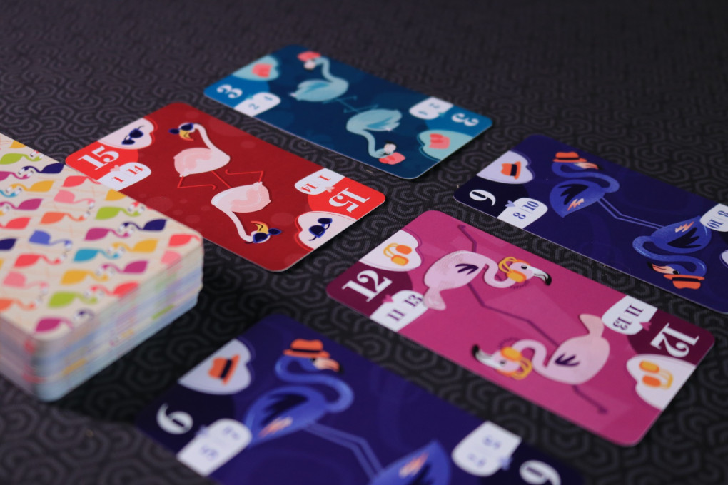 Flockton of Flamingos - lagoon cards