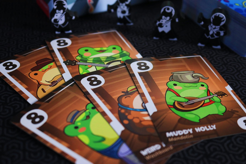 Pet Quartet - frog cards