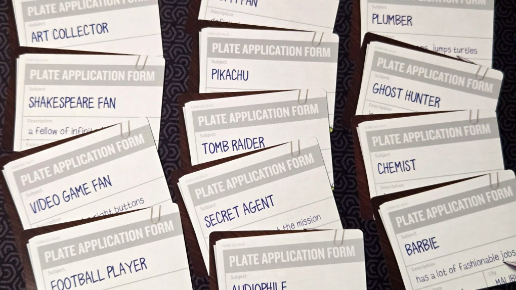 Vanity Plates - owner cards