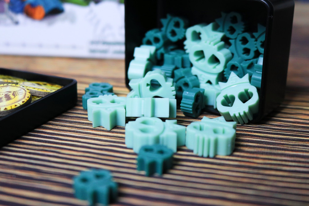 Zombie Princess - skull tokens